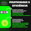 Kit Nível Laser Verde 12 Linhas 40m com Tripé + Esquadro + Suporte -  Recarregável [ENVIO FULL]