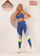 Conjunto legging cós anatômico com recortes poliamida REF: 1023