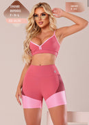 Conjunto bermuda cós alto poliamida REF: 104
