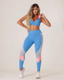 Conjunto legging cós anatômico com recortes poliamida REF: 1006