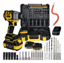 Chave de Impacto Profissional 48V com Kit 35 Peças + Maleta